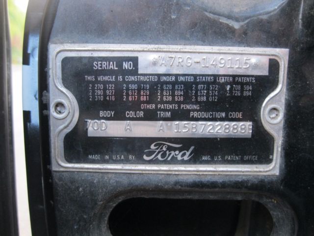 1957 Black Ford Other Coupe