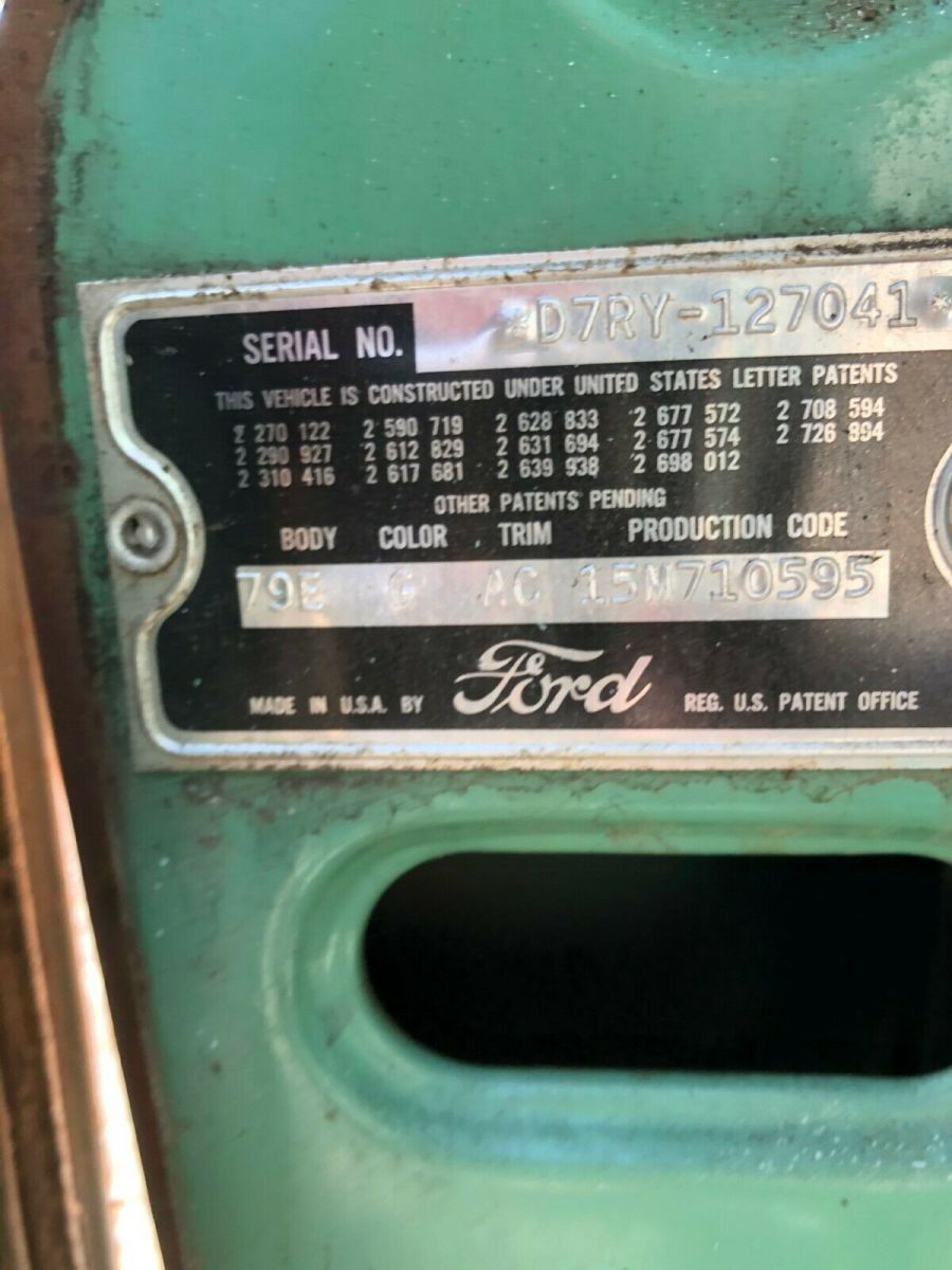 1957 Green Ford Country Squire Wagon