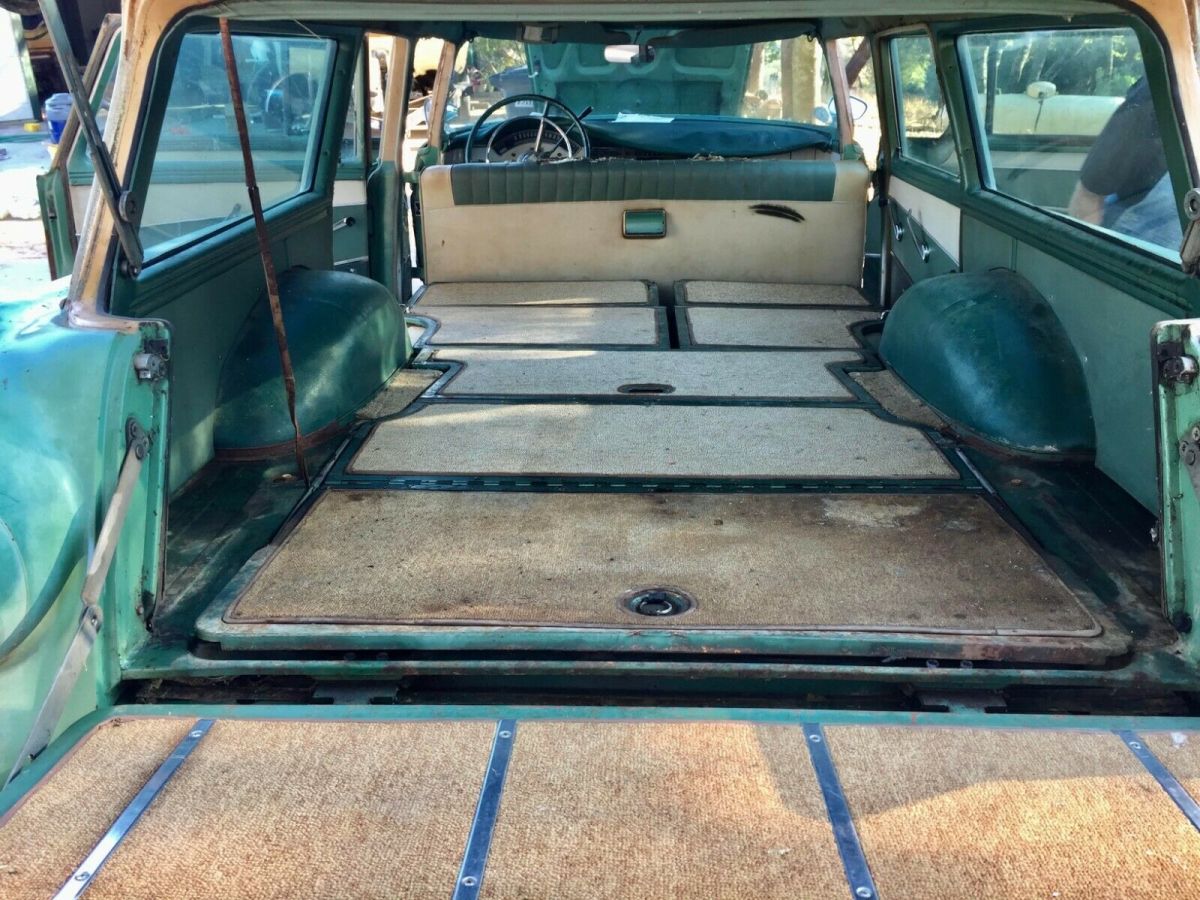 1957 Green Ford Country Squire Wagon