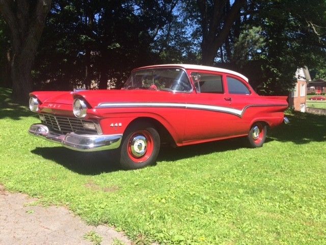 1957 Red Ford Other 2 Door Sedan