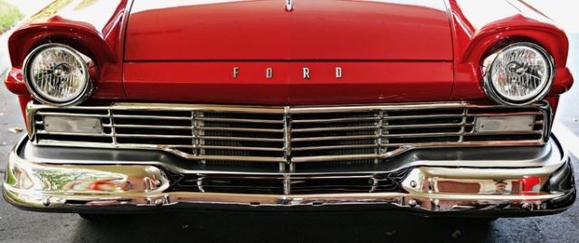1957 Red Ford Other 2 Door Sedan