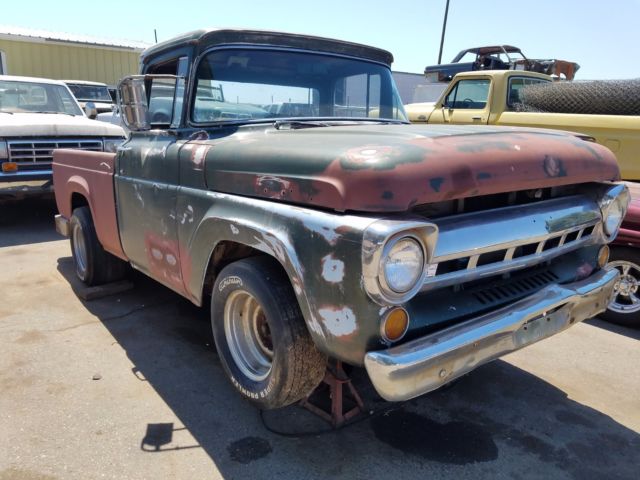 1957 Green Ford F-100 Pickup