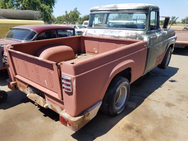 1957 Green Ford F-100 Pickup