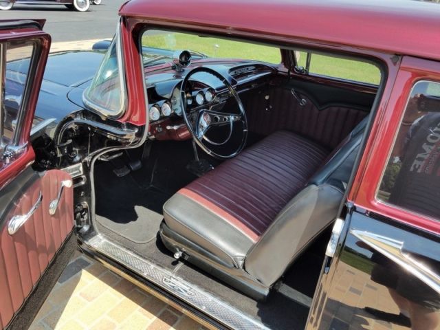 1957 Black Cherry/Black Ford Other Sedan