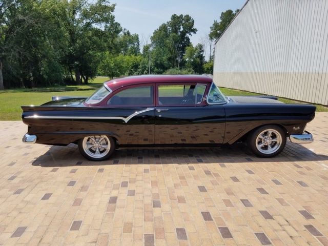 1957 Black Cherry/Black Ford Other Sedan