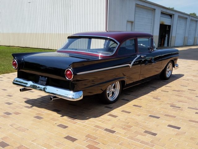1957 Black Cherry/Black Ford Other Sedan