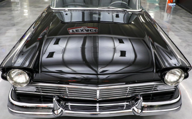 1957 Black Ford Custom Sedan