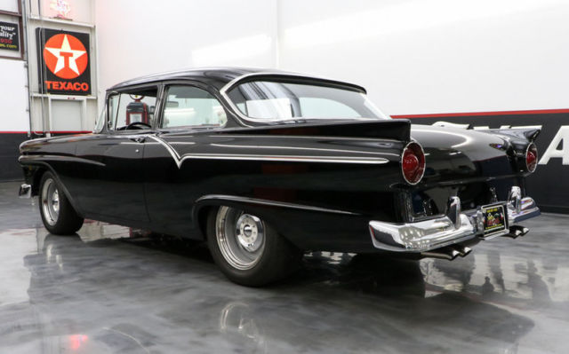 1957 Black Ford Custom Sedan