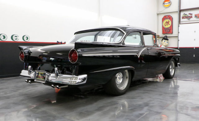 1957 Black Ford Custom Sedan