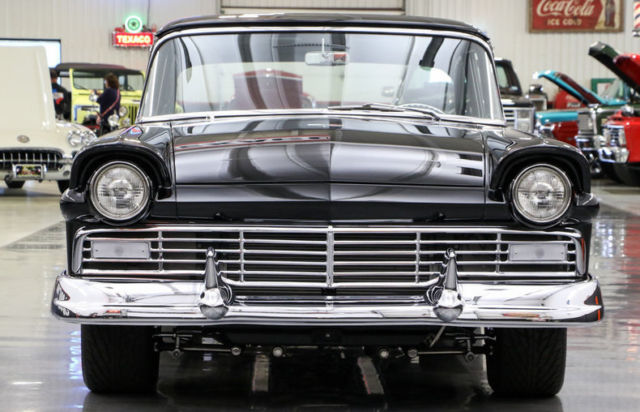 1957 Black Ford Custom Sedan