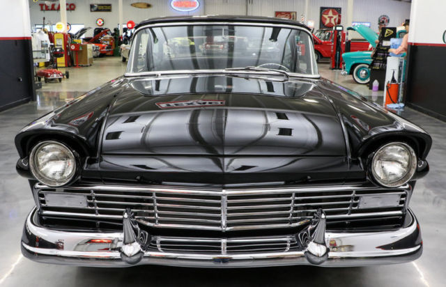 1957 Black Ford Custom Sedan