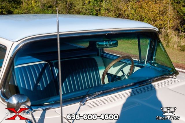 1957 Colonial White over Starmist Blue Ford Ranchero Standard Cab Pickup