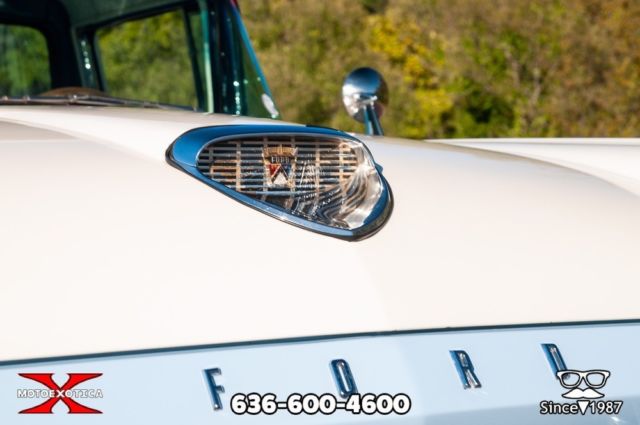 1957 Colonial White over Starmist Blue Ford Ranchero Standard Cab Pickup