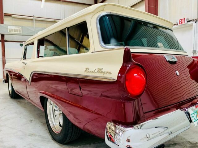 1957 Red Ford Del Rio Station Wagon