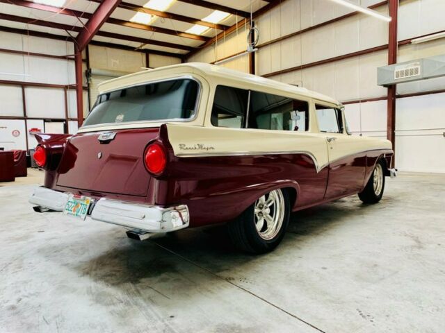 1957 Red Ford Del Rio Station Wagon