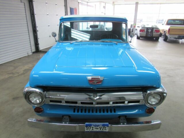 1957 Blue Ford F-100 --