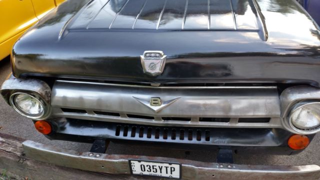 1957 Black Ford F-100 Pickup