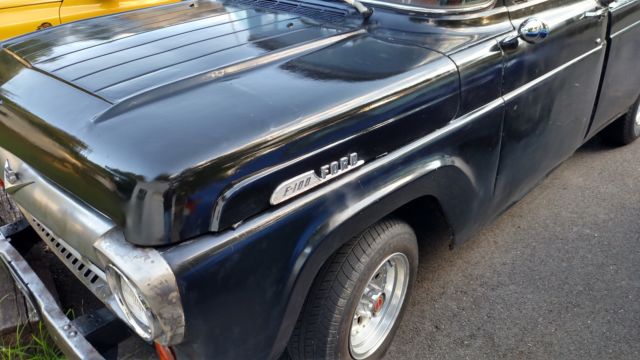 1957 Black Ford F-100 Pickup