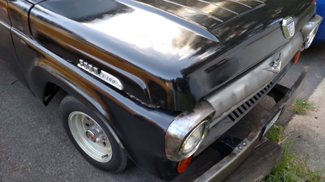 1957 Black Ford F-100 Pickup