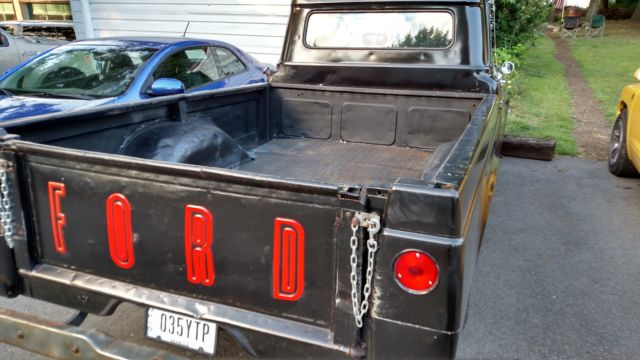 1957 Black Ford F-100 Pickup