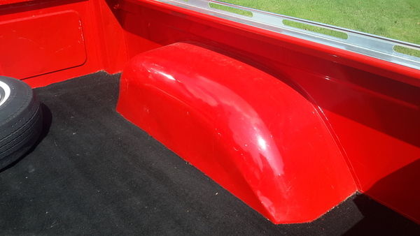 1957 Red Ford F-100 Standard Cab Pickup