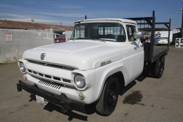 1957 White Ford F-350 Standard Cab Pickup