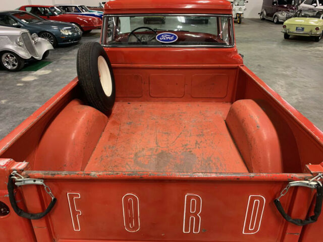 1957 Orange Ford F-100