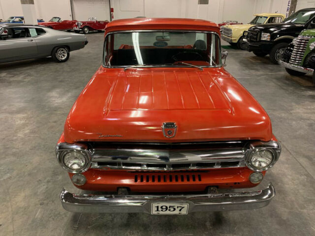 1957 Orange Ford F-100