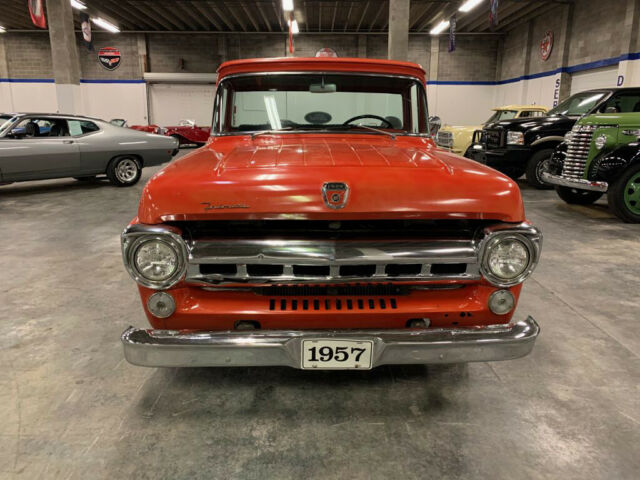 1957 Orange Ford F-100