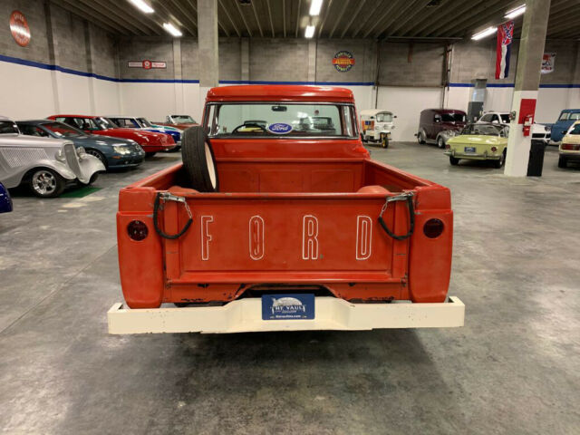 1957 Orange Ford F-100