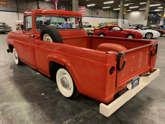 1957 Orange Ford F-100