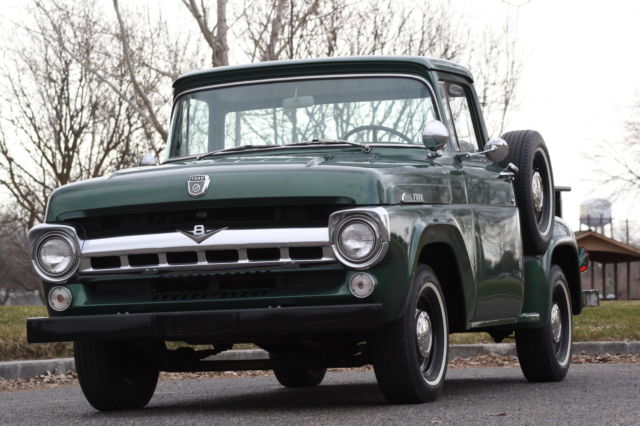 1957 Green Ford F-100