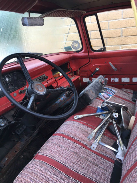 1957 Yellow Ford F-100