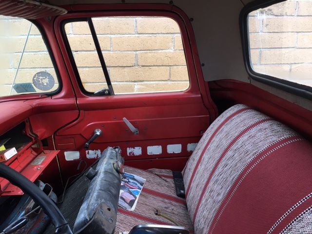 1957 Yellow Ford F-100