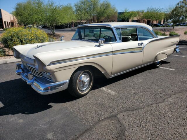 1957 Tan Ford Fairlane Coupe