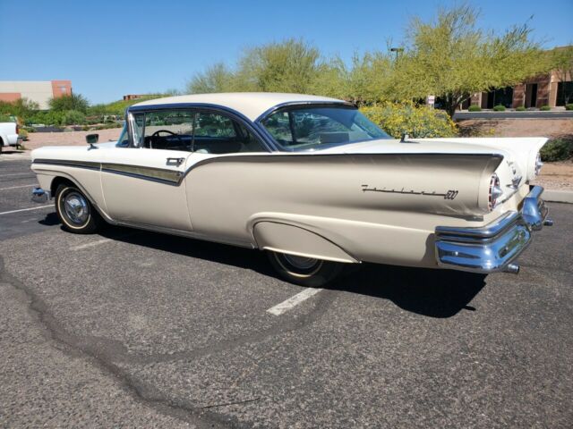 1957 Tan Ford Fairlane Coupe