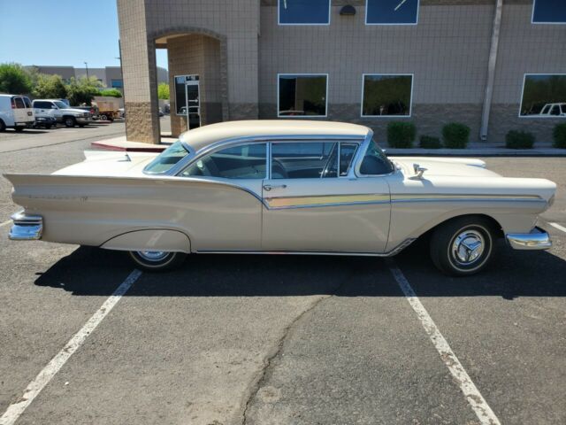 1957 Tan Ford Fairlane Coupe