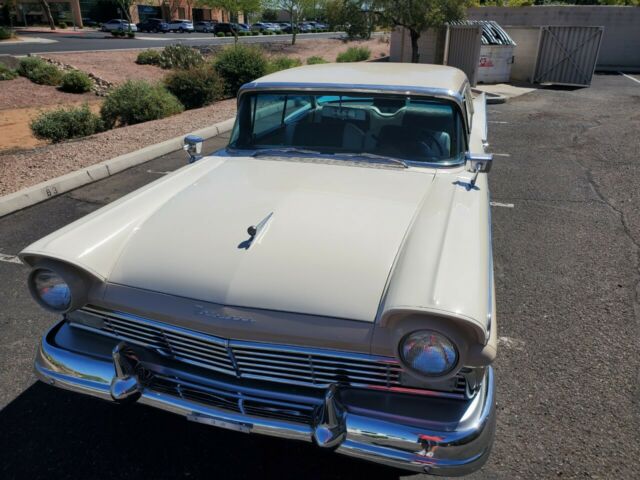 1957 Tan Ford Fairlane Coupe