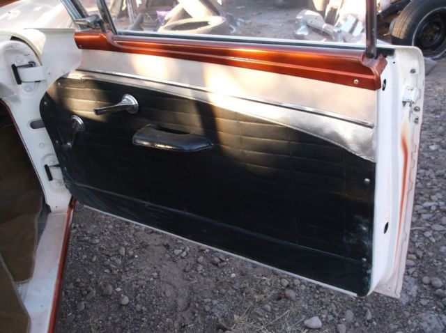 1957 Sunburst Orange & Cream Ford Fairlane Coupe