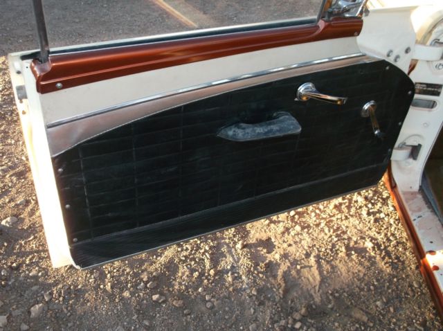 1957 Sunburst Orange & Cream Ford Fairlane Coupe