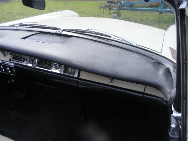 1957 White Ford Fairlane Convertible