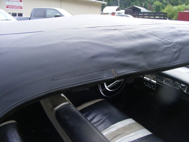 1957 White Ford Fairlane Convertible