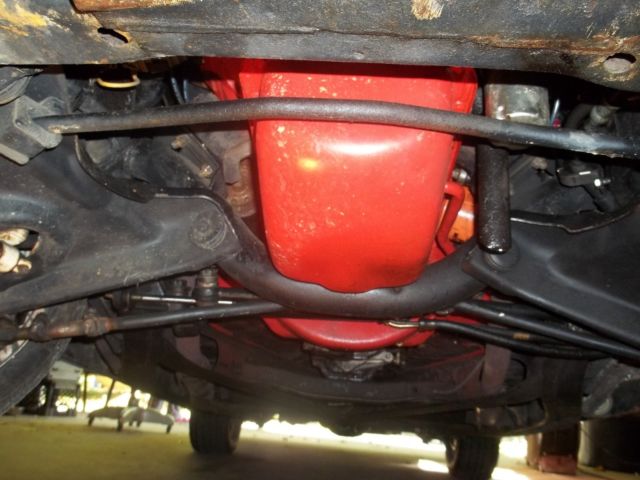 1957 Red Ford Fairlane Convertible