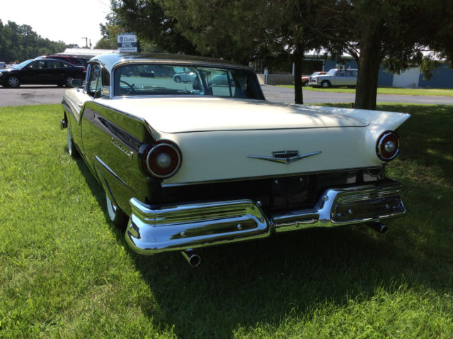 1957 Black & White Ford Fairlane Convertible
