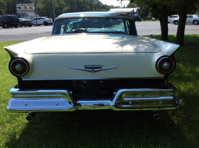 1957 Black & White Ford Fairlane Convertible