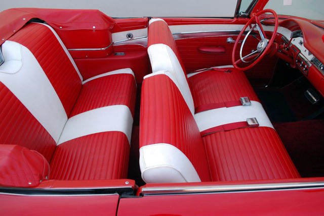 1957 Flame Red Ford Fairlane Convertible
