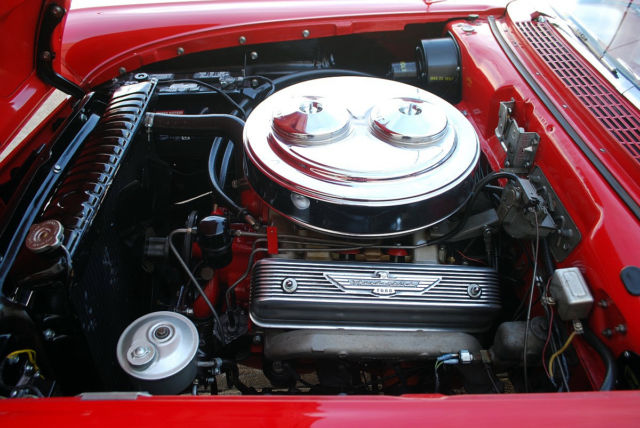 1957 Flame Red Ford Fairlane Convertible