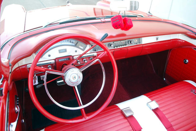1957 Flame Red Ford Fairlane Convertible