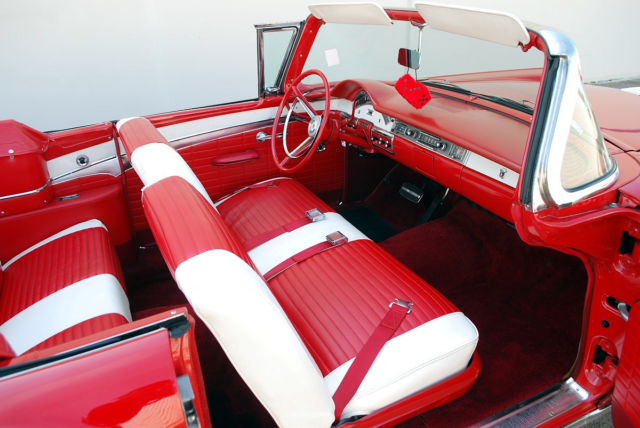 1957 Flame Red Ford Fairlane Convertible