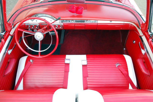 1957 Flame Red Ford Fairlane Convertible